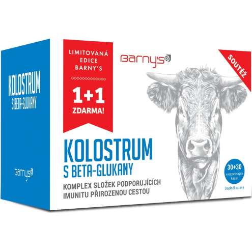 Barny`s kolostrum - Барнис Молозиво с бетаглюканами limit.edi.cps.30+30